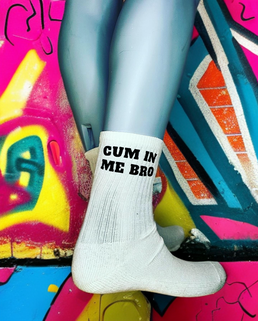 Cum In Me Bro Ankle Socks