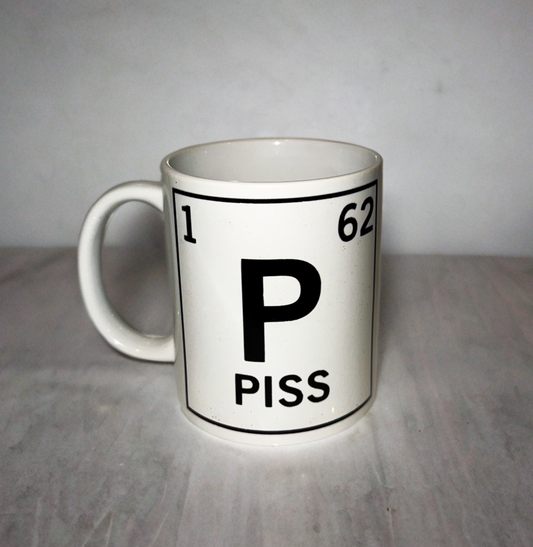 Periodic Table Piss Mug